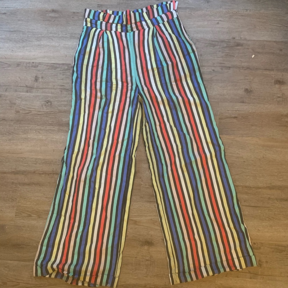 House of Harlow REVOLVE colorful pinstripe pants